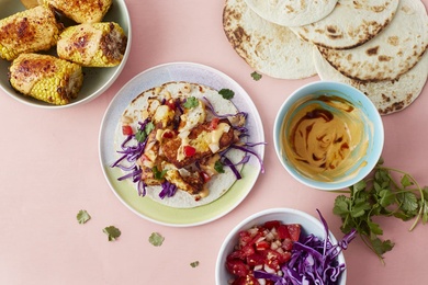Baja California Halloumi Tacos