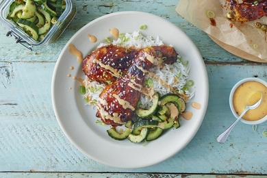 Cook Sticky Korean Chicken Drumsticks in 25 mins | Simply Cook